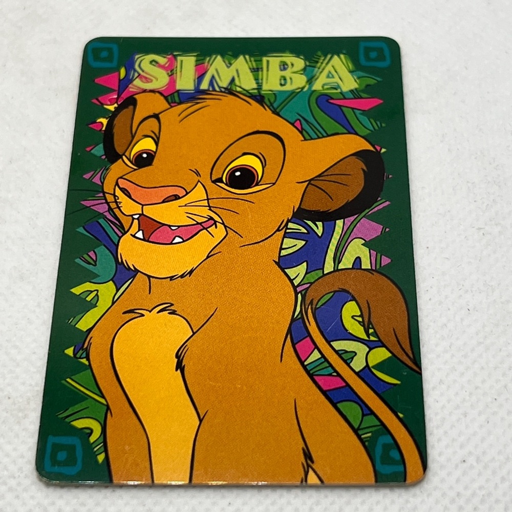 Disney Lion King SIMBA And Nala Plastic card O.S.P. Publishing 1994